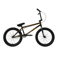 Велосипед BMX Tech Team Grasshopper 2024 20"х20,4" оранжево-черный