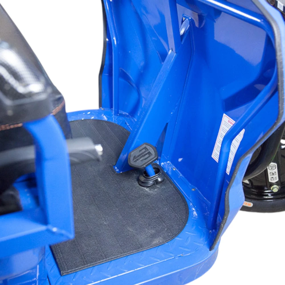 Грузовой электротрицикл Rutrike D5 1500 гидравлика (72V1500W) Чёрный матовый 9