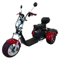 Электроскутер Ikingi X12 PRO Trike красный